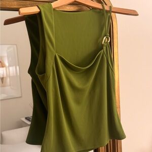 Cult Gaia X GAP Olive Green Women's Top